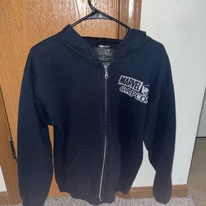 VINTAGE SUPER RARE Marvel Vs Capcom Zip Up Hoodie